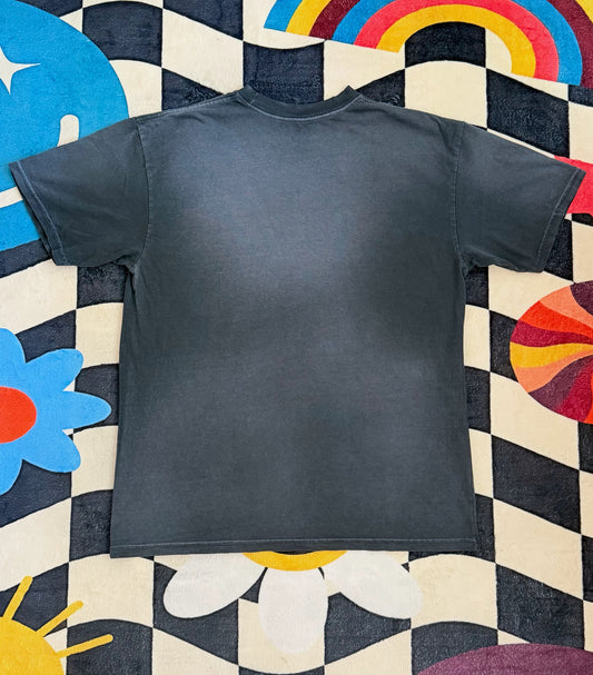 Cactus Jack by Travis Scott x FC Barcelona Washed Spray Logo Tee Black SS25