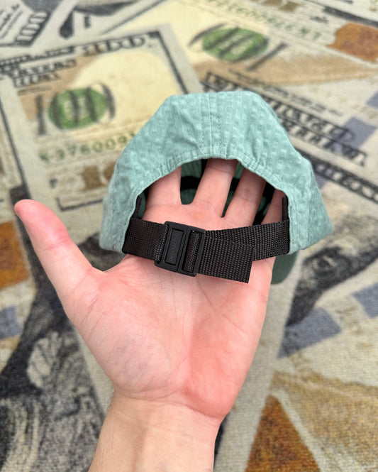 Supreme Washed Seersucker Camp Cap
