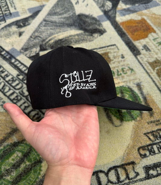 Stillz Star Logo 19NinetyEight Cap – Black