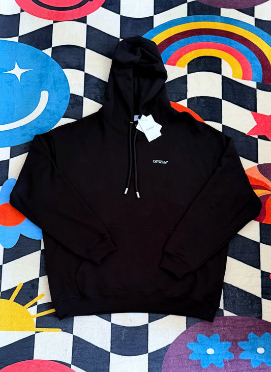 Off-White Cloud Arrow Skate Hoodie – Black/White