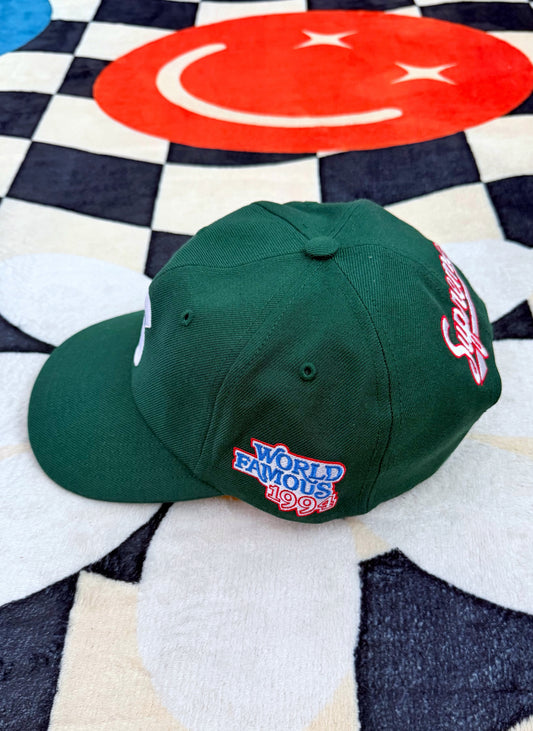 SUPREME WORLD FAMOUS S LOGO 6-PANEL