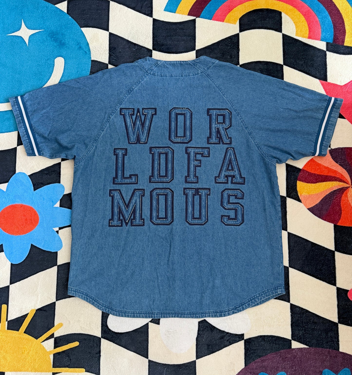 Supreme Denim Baseball Jersey