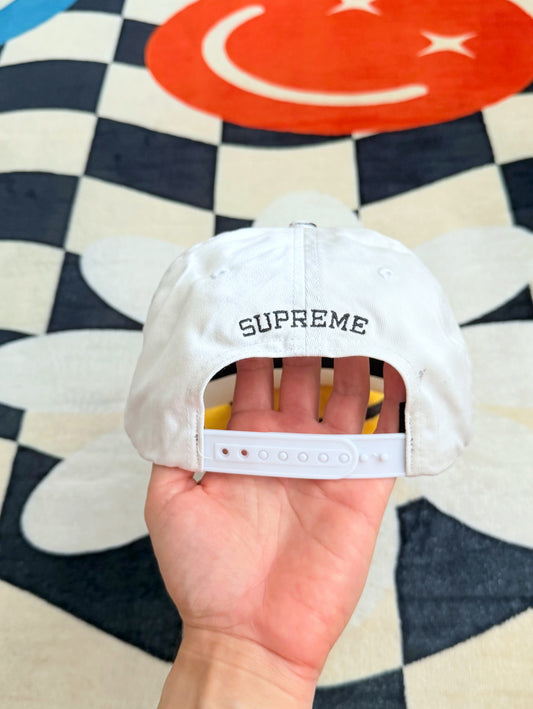 Supreme Painted 5-Panel Hat – White