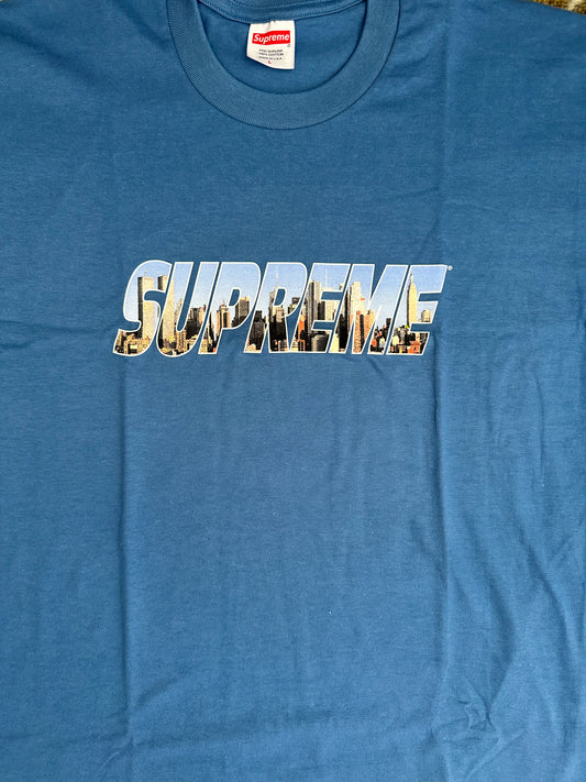 Supreme Gotham Tee – Faded Blue