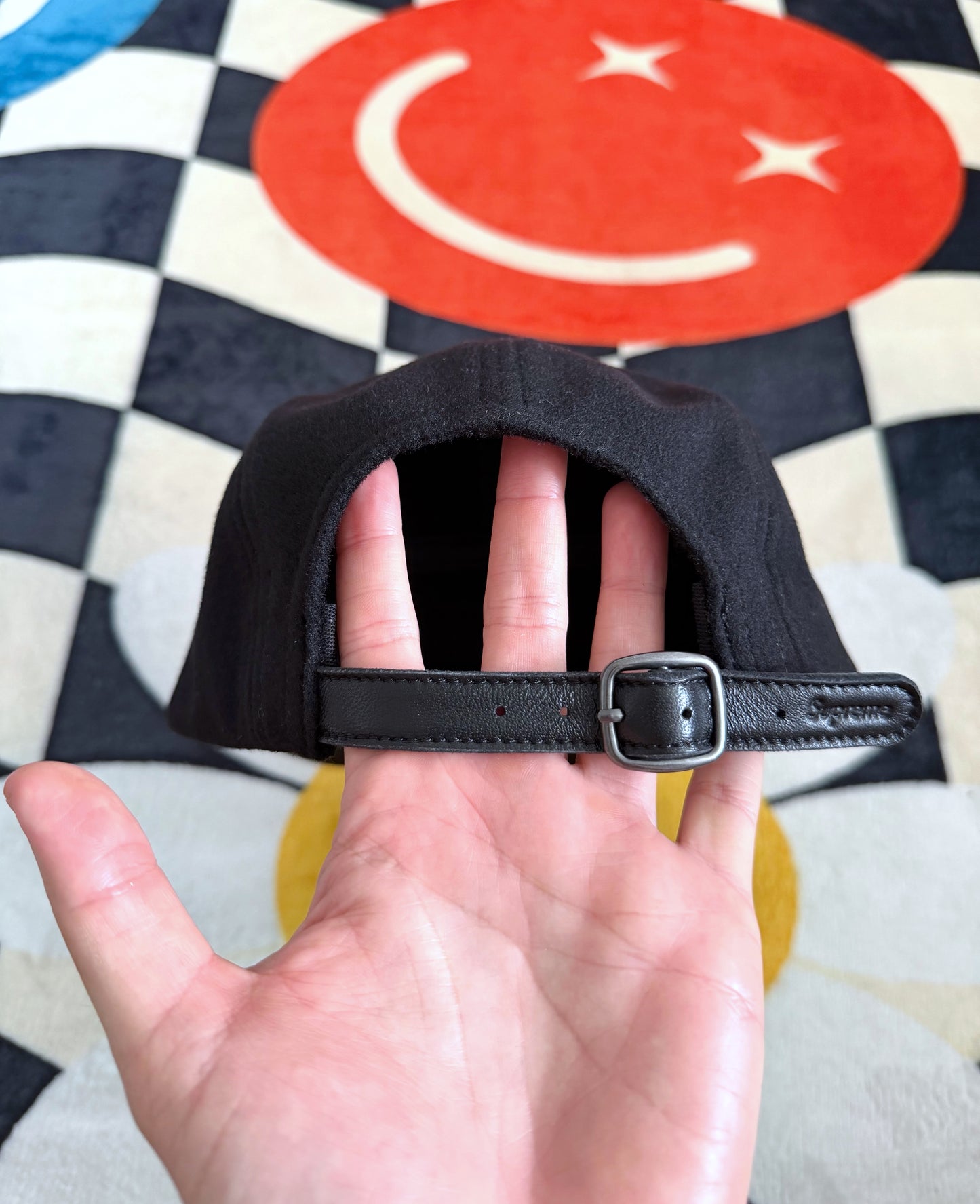 Supreme Wool Camp Cap Black