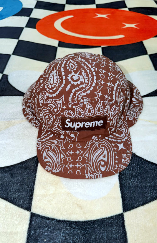 SUPREME REFLECTIVE BANDANA SUNSHIELD CAMP CAP