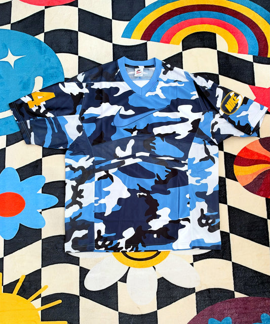 Supreme x Nike Football Jersey – Blue Camo