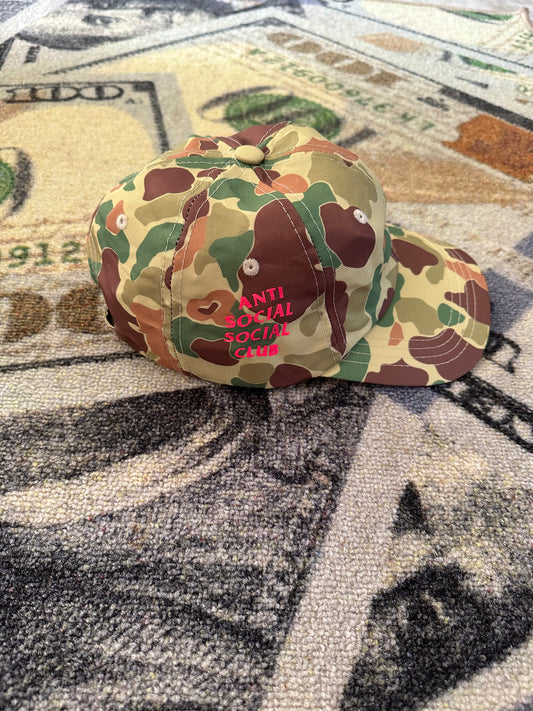 Anti Social Social Club Duck Camo Dad Hat