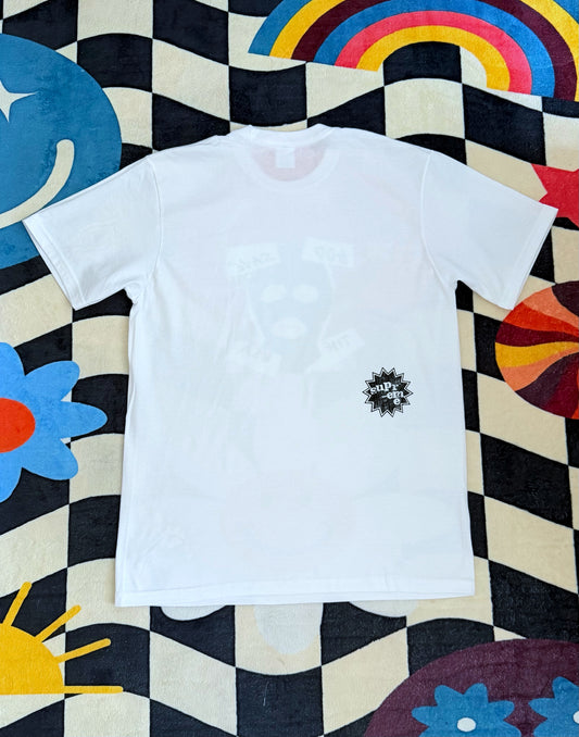 Supreme God Save Us Tee — White