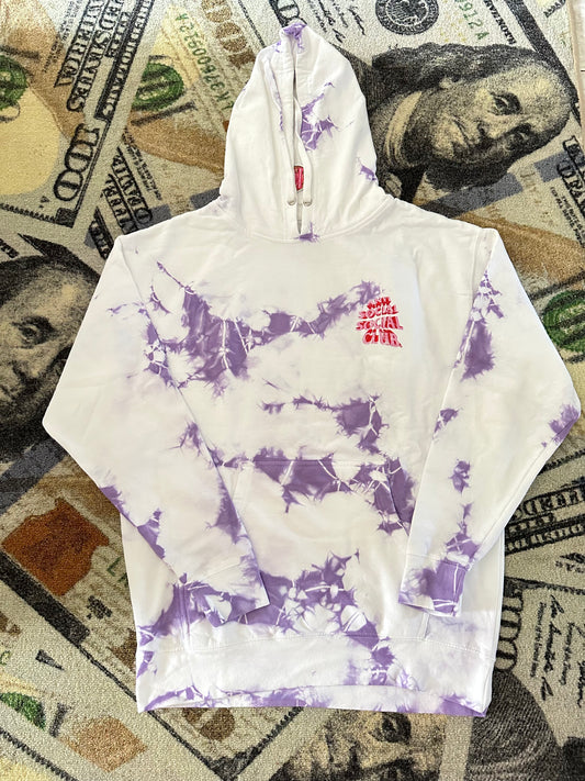 Anti Social Social Club Phaneritic Purple Tie Dye Hoodie