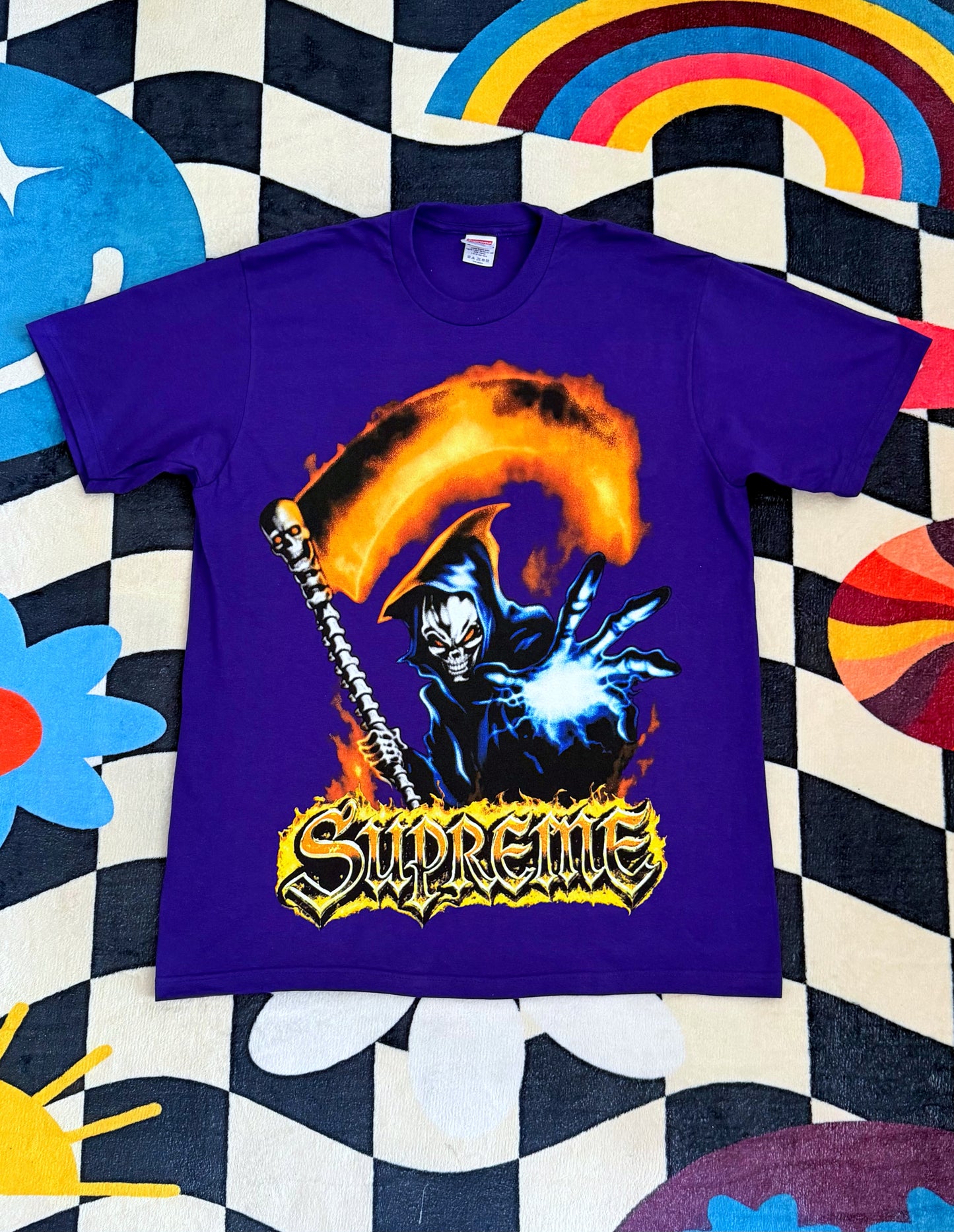Supreme Grim Reaper Tee — Purple