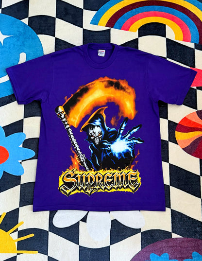 Supreme Grim Reaper Tee — Purple