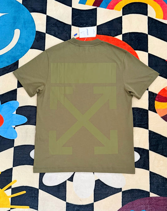 Off-White Rubber Arrows Slim Tee – Green