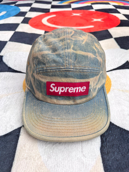 Supreme Denim Camp Cap Dirty
