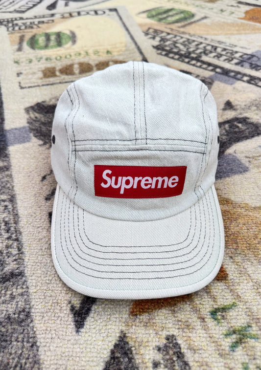 Supreme Washed Chino Twill Camp Cap