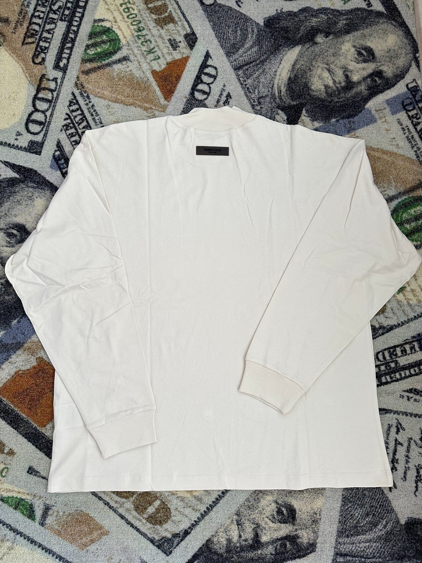 Essentials Crewneck Light Oatmeal Oversized Sweatshirt