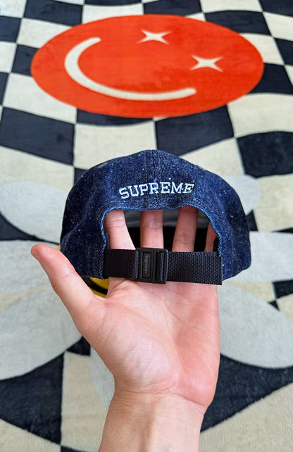 Supreme Classic Logo 6-Panel Denim