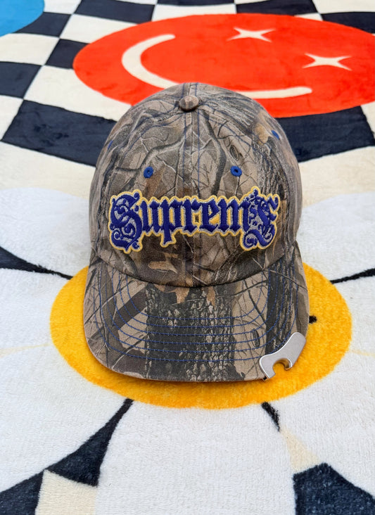 Supreme Bottle Opener 6-Panel Hat  Camouflage