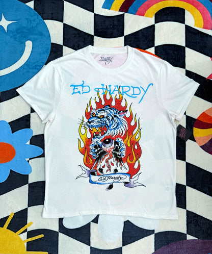 Christian Audigier x Ed Hardy Vintage T-Shirt White