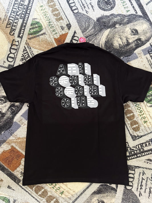 Anti Social Social Club Sign Me Up Tee – Black