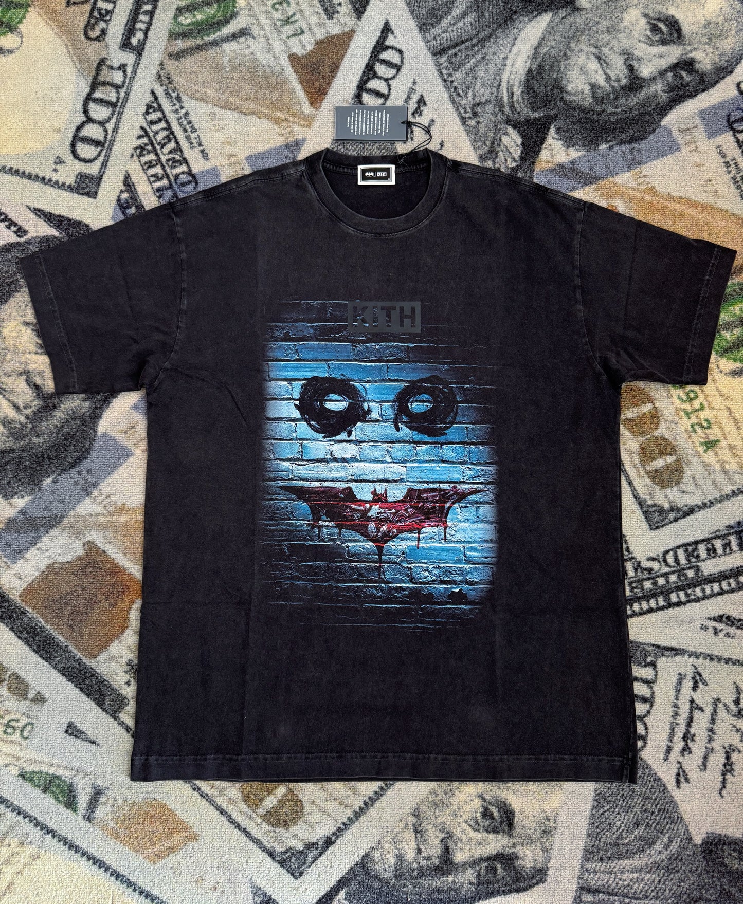Kith x Batman Dark Knight Teaser Vintage Tee