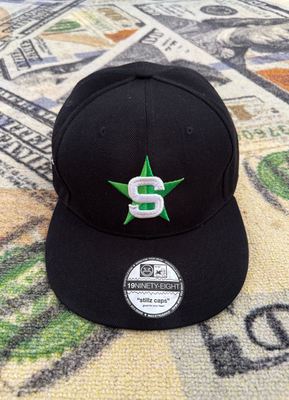 Stillz Star Logo 19NinetyEight Cap – Black
