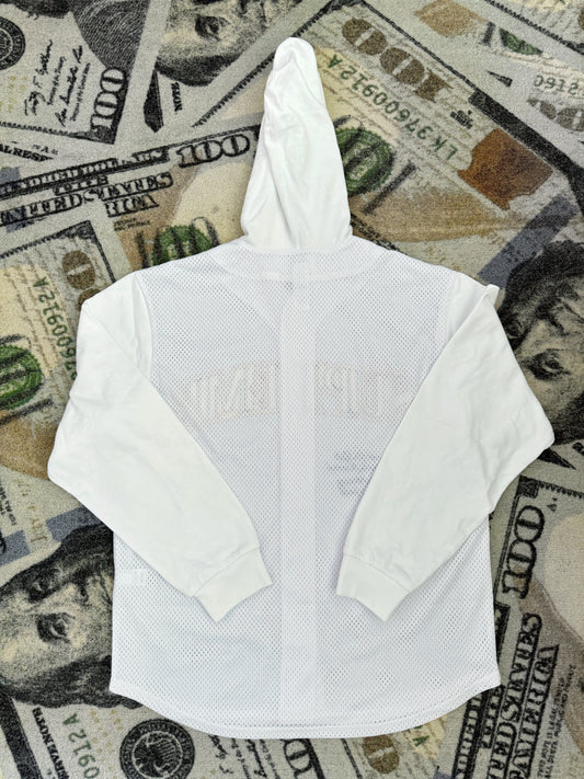 Supreme Mesh Hooded LS Baseball