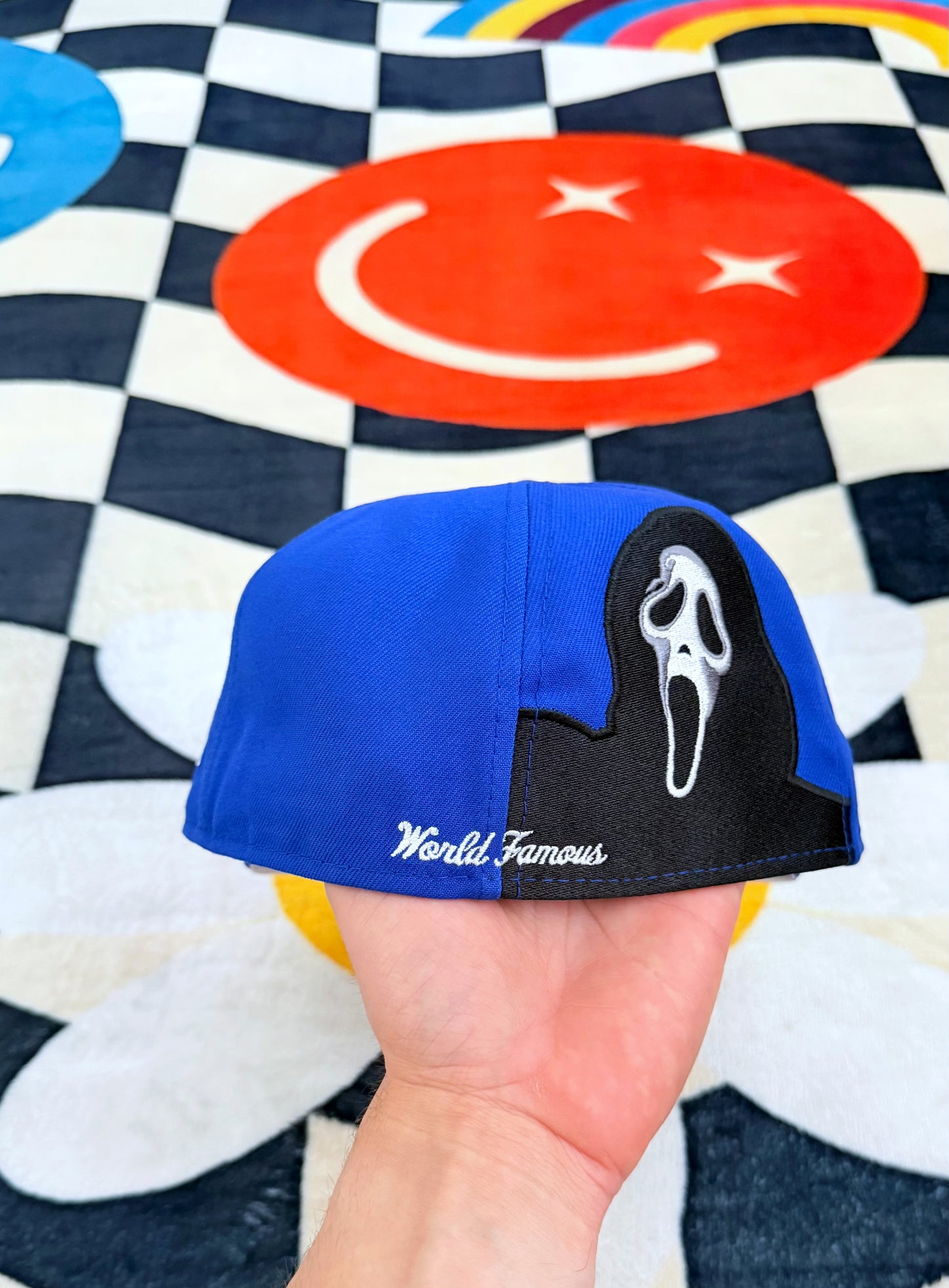 Supreme Ghostface Box Logo New Era 59FIFTY Cap Blue