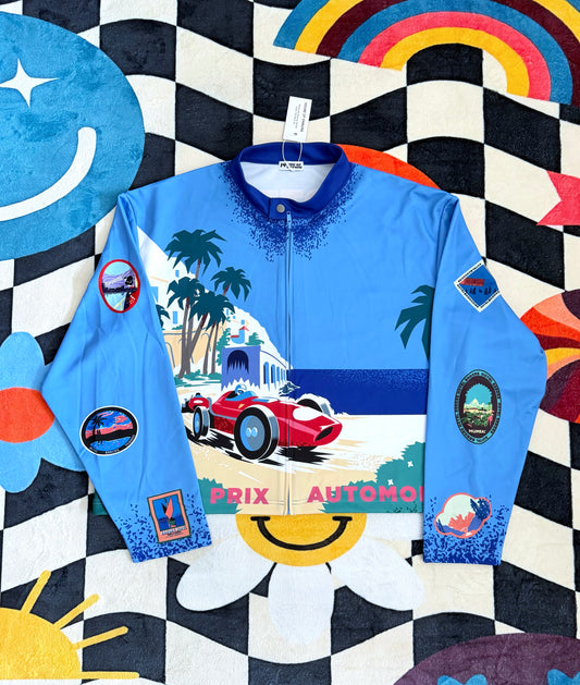 House of Errors Technical Racing Track Jacket – Blue
