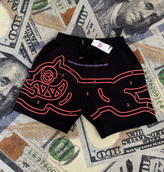 Ice Cream Graphic Shorts