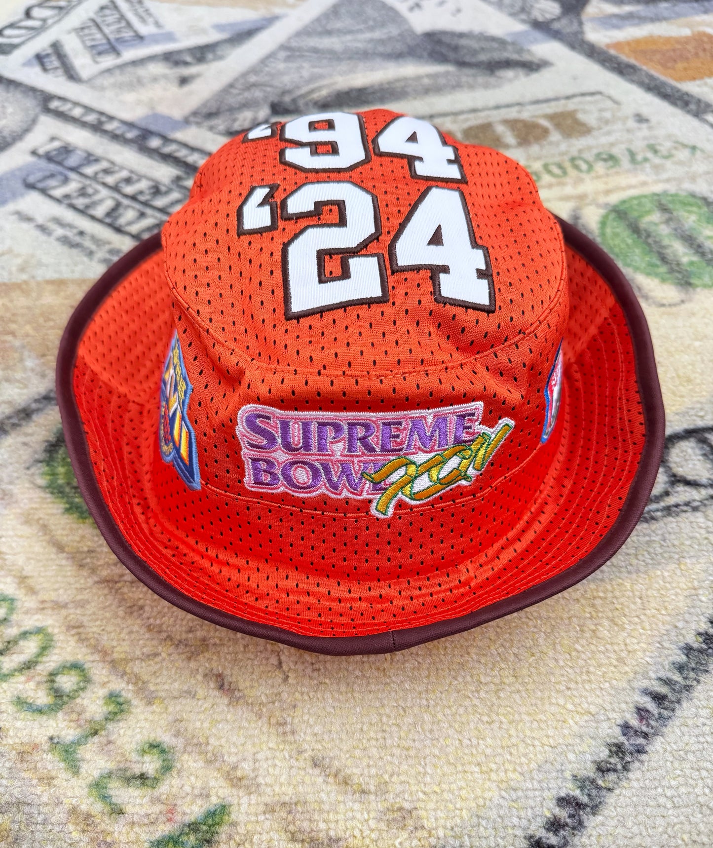 Supreme Playoffs Mesh Crusher Hat