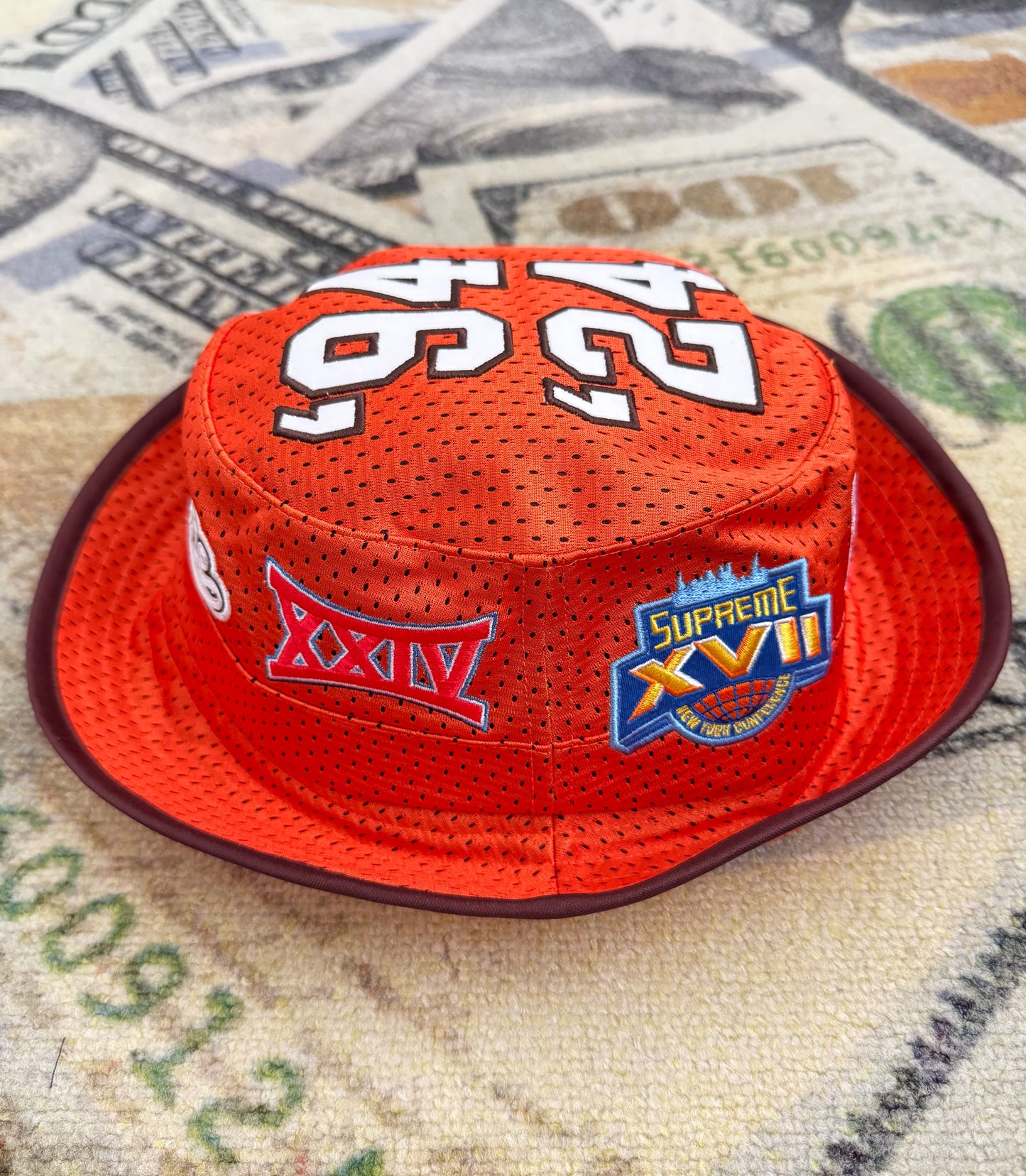 Supreme Playoffs Mesh Crusher Hat