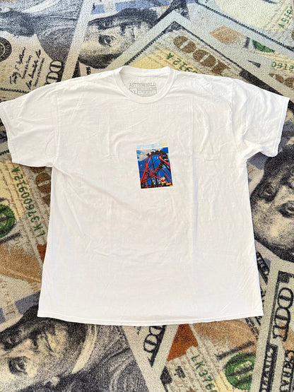 Travis Scott Astroworld Roller Coaster Tee – White