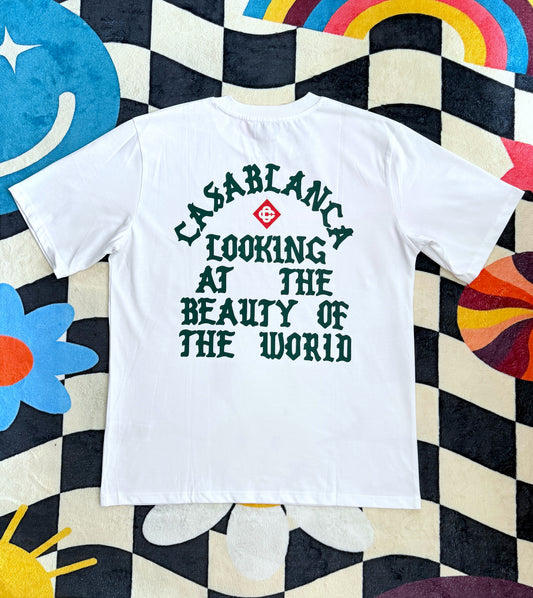 Casablanca Beauty of the World T-Shirt – White