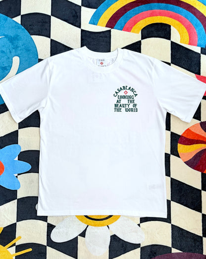 Casablanca Beauty of the World T-Shirt – White