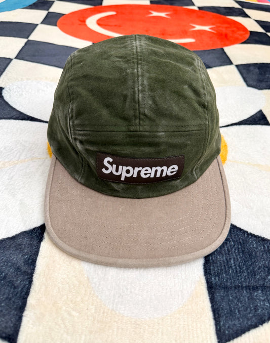 Supreme 2-Tone Moleskin Camp Cap