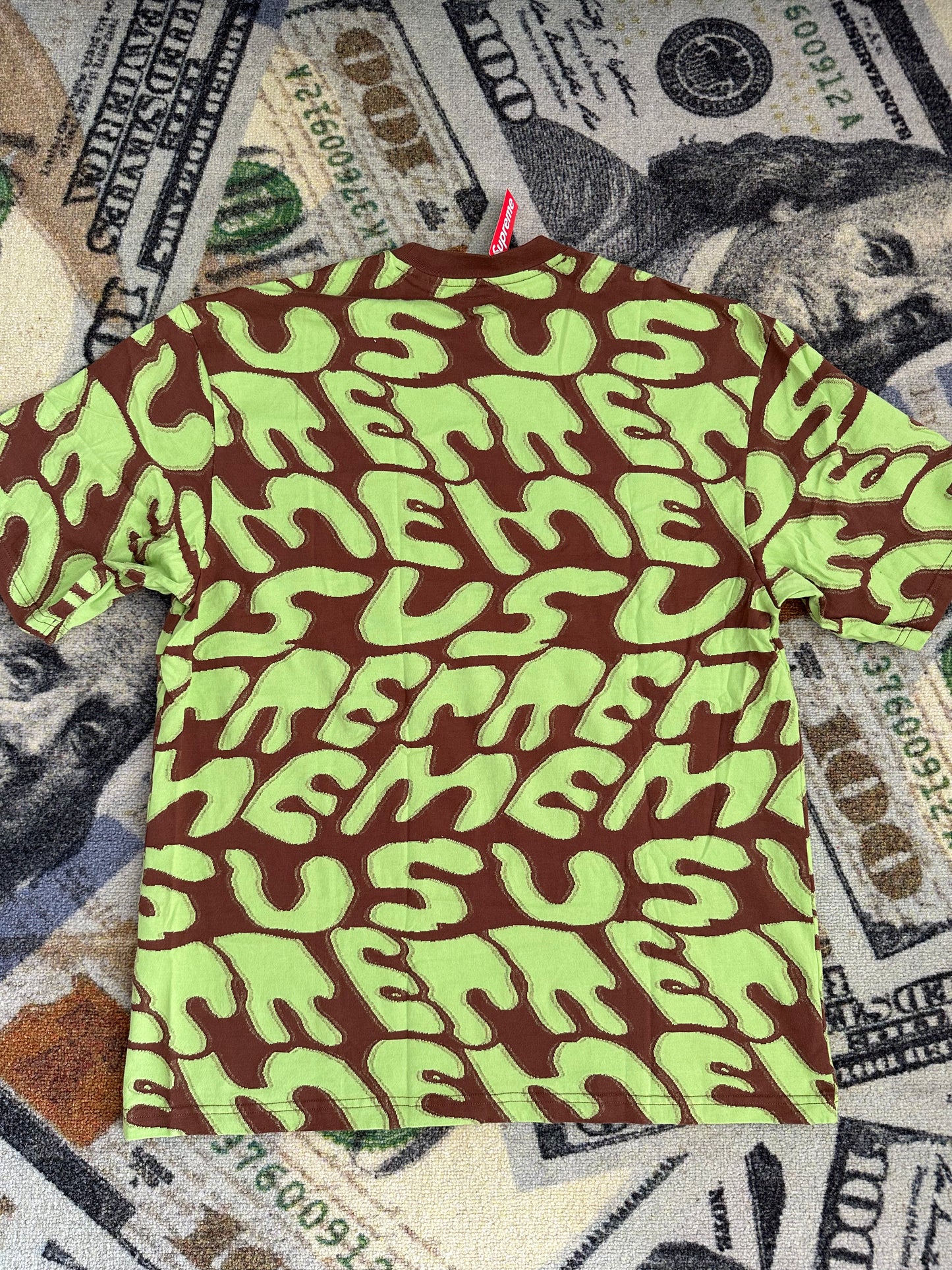 Supreme Stacked Intarsia Short Sleeve Top