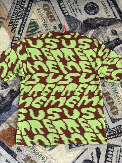 Supreme Stacked Intarsia Short Sleeve Top