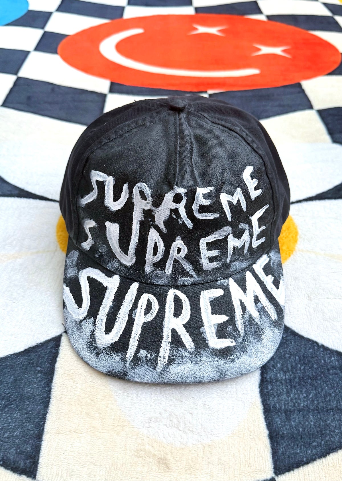 Supreme Painted 5-Panel Hat – Black