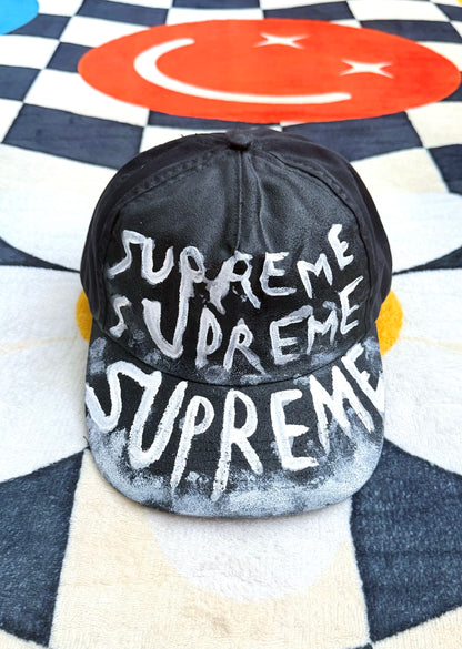 Supreme Painted 5-Panel Hat – Black