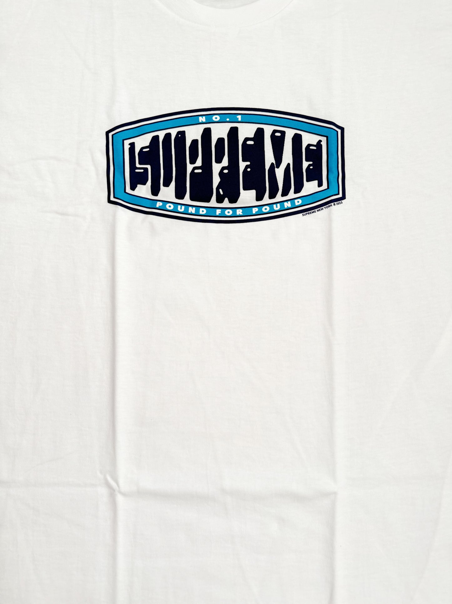 Supreme Pound Tee – White (FW23)