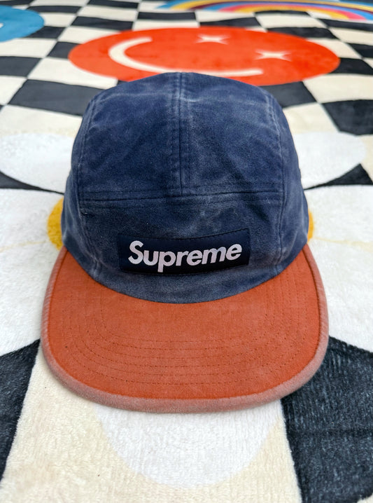 Supreme 2-Tone Moleskin Camp Cap