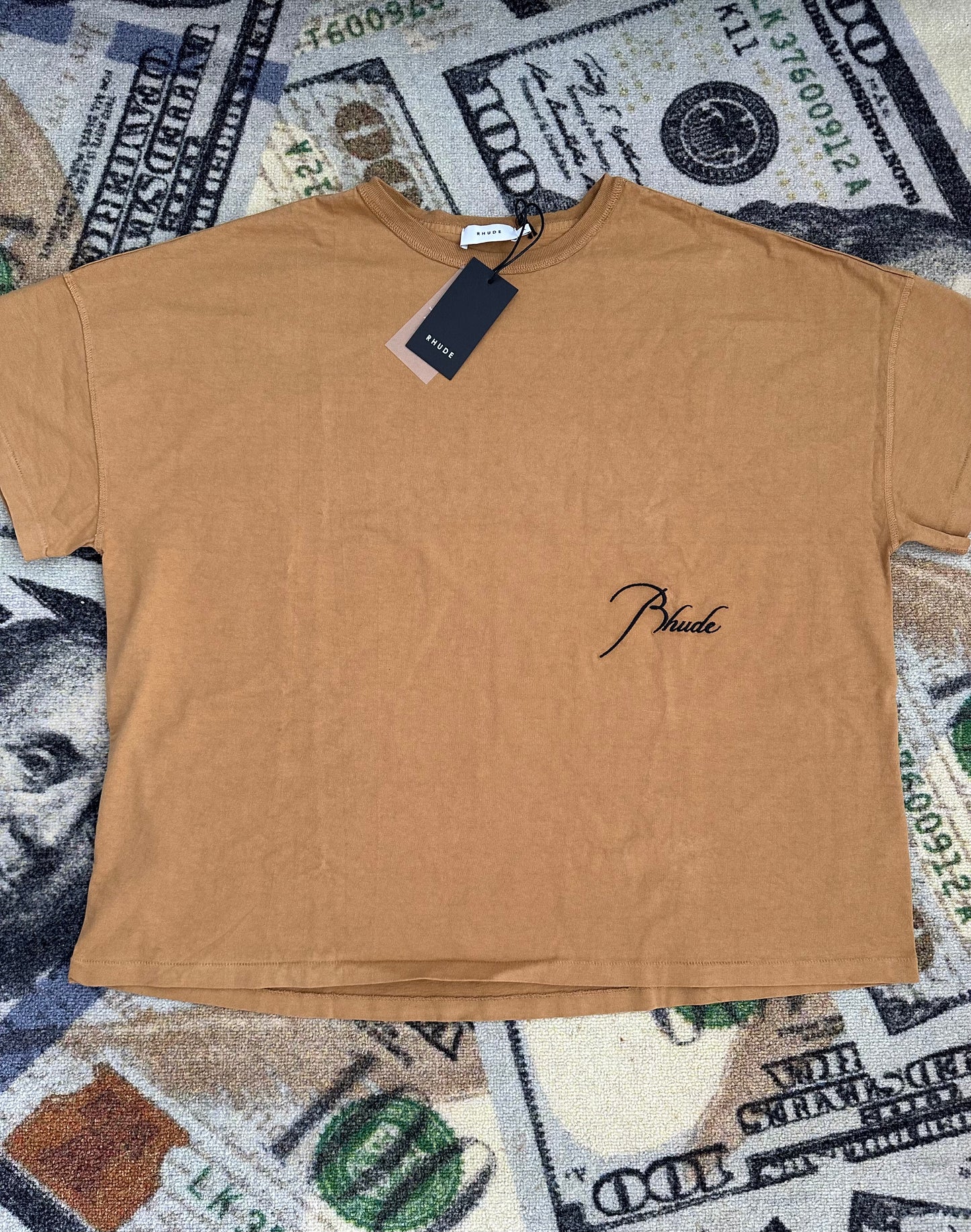 Rhude Reverse Tee – Vintage Tan
