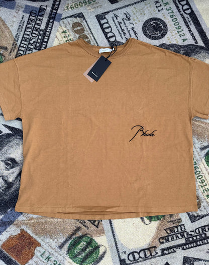 Rhude Reverse Tee – Vintage Tan