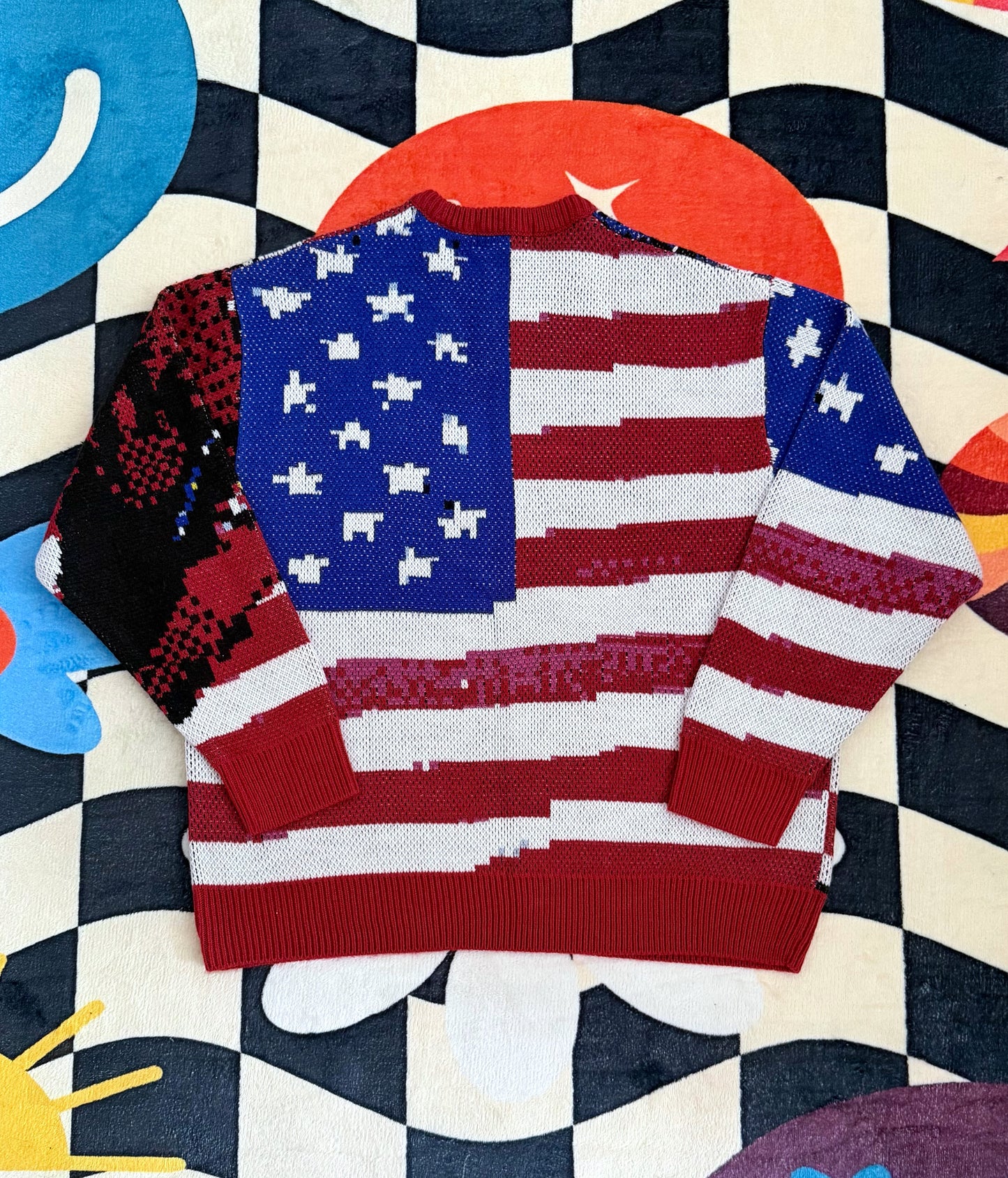 Supreme Digital Flag Sweater