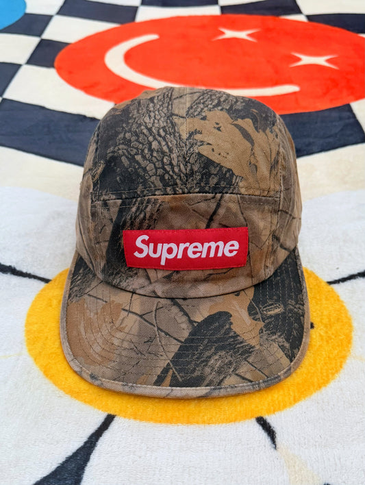 Supreme Washed Chino Twill Camp Cap – Camo