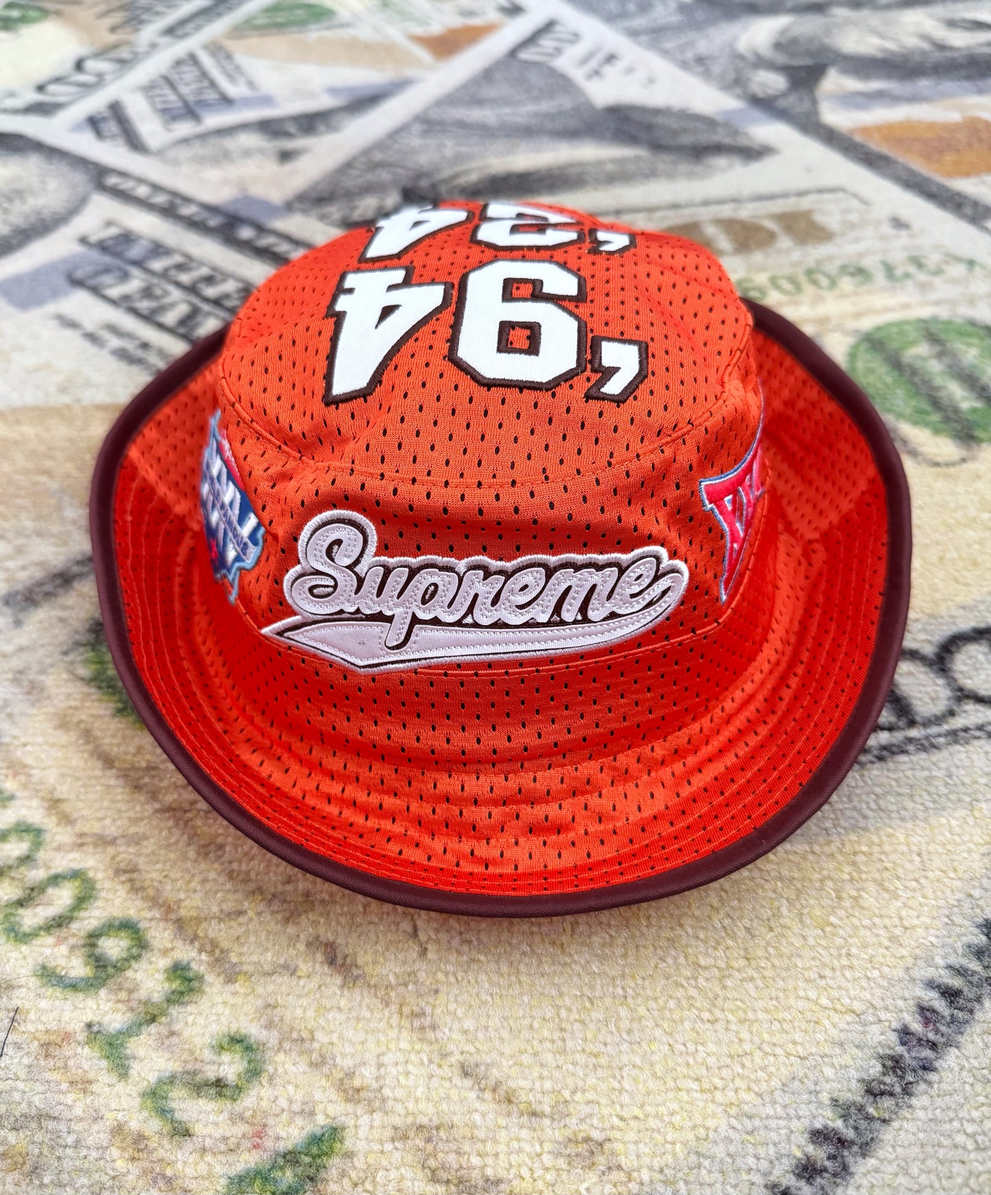 Supreme Playoffs Mesh Crusher Hat