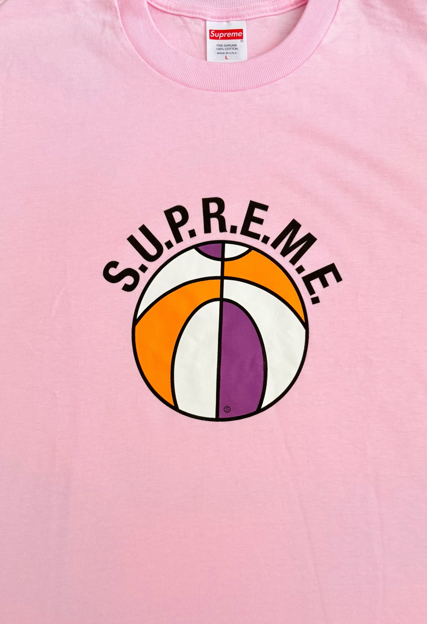 Supreme League Tee – Light Pink