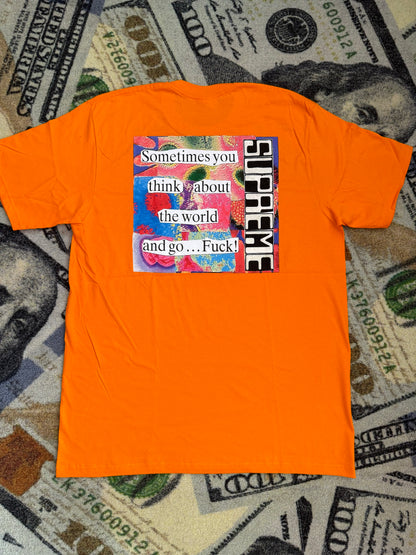 Supreme Static Tee Orange FW23