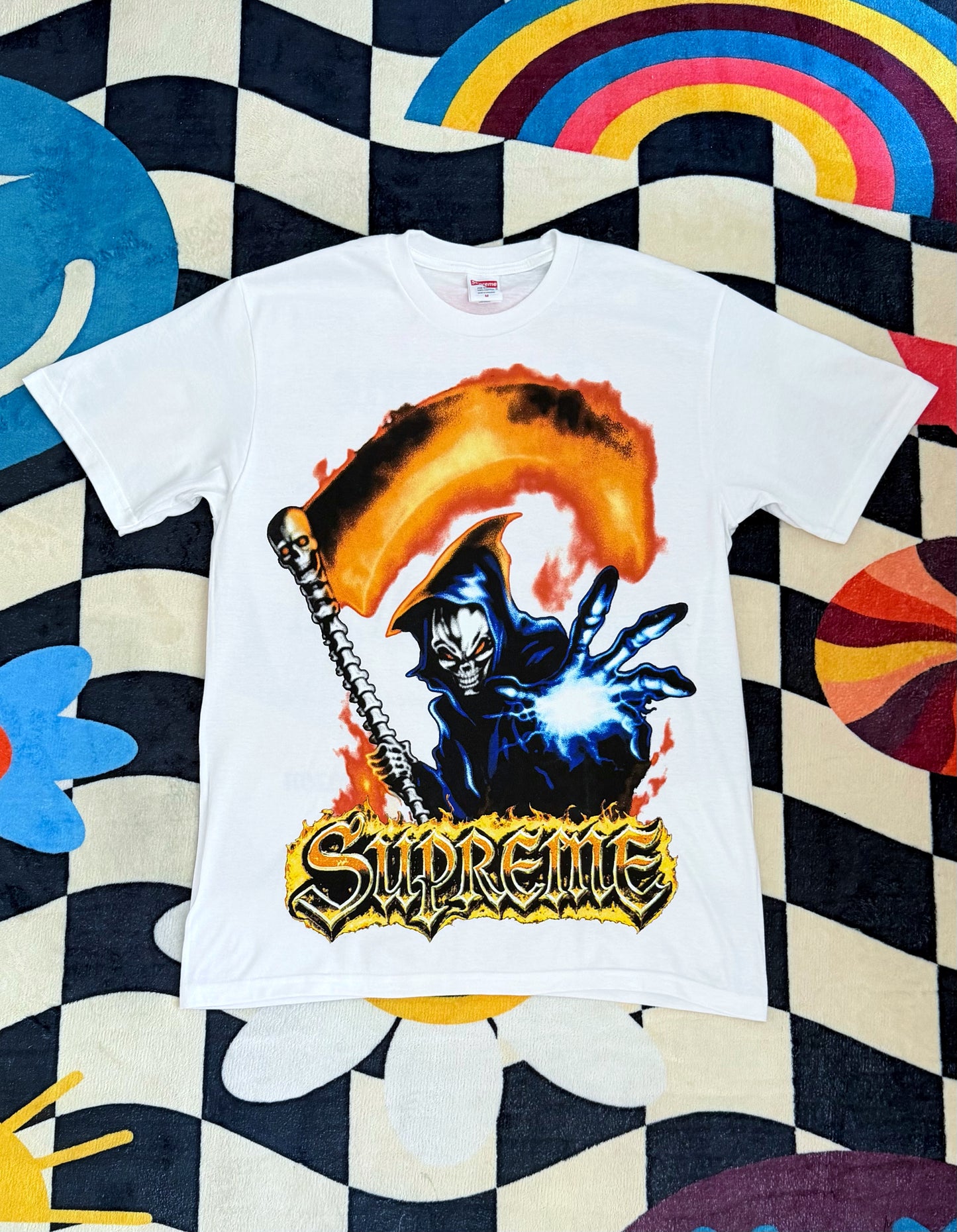 Supreme Grim Reaper Tee — White
